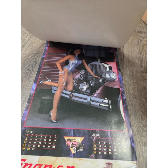 Very Rare Vintage 1988 SNAP-ON TOOLS Collectors Edition Pinup Girl Calendar New - Picture 2 of 3